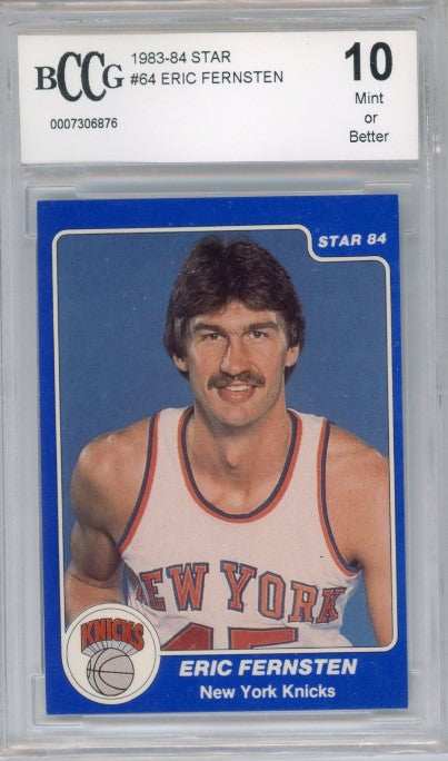 1983-84 Star Eric Fernsten Base No 64 Bccg 10 876