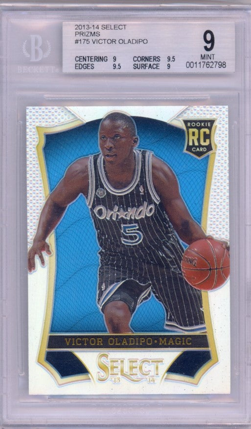 2013-14 Select Victor Oladipo Silver Prizm Rookie No 175 BGS 9 798