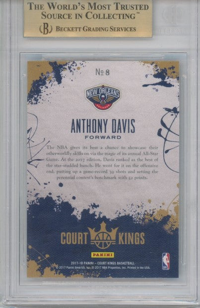 2017-18 Court Kings Anthony Davis Dieci Migliore No 8 Bgs 9.5 701