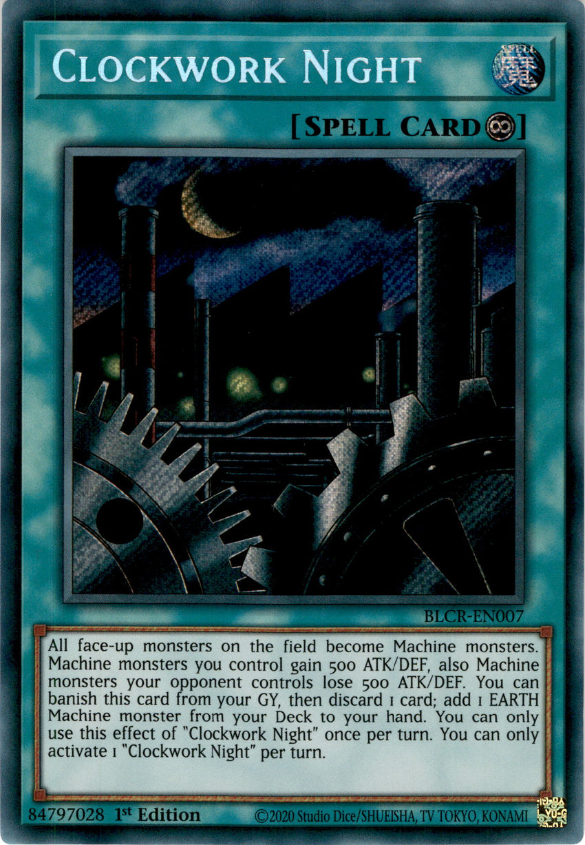 Clockwork Night - BLCR-EN007 - Secret Rare 1st Edition