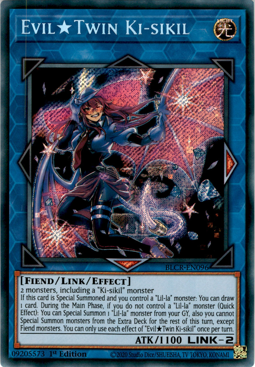Evil?Twin Ki-sikil - BLCR-EN096 - Secret Rare 1st Edition