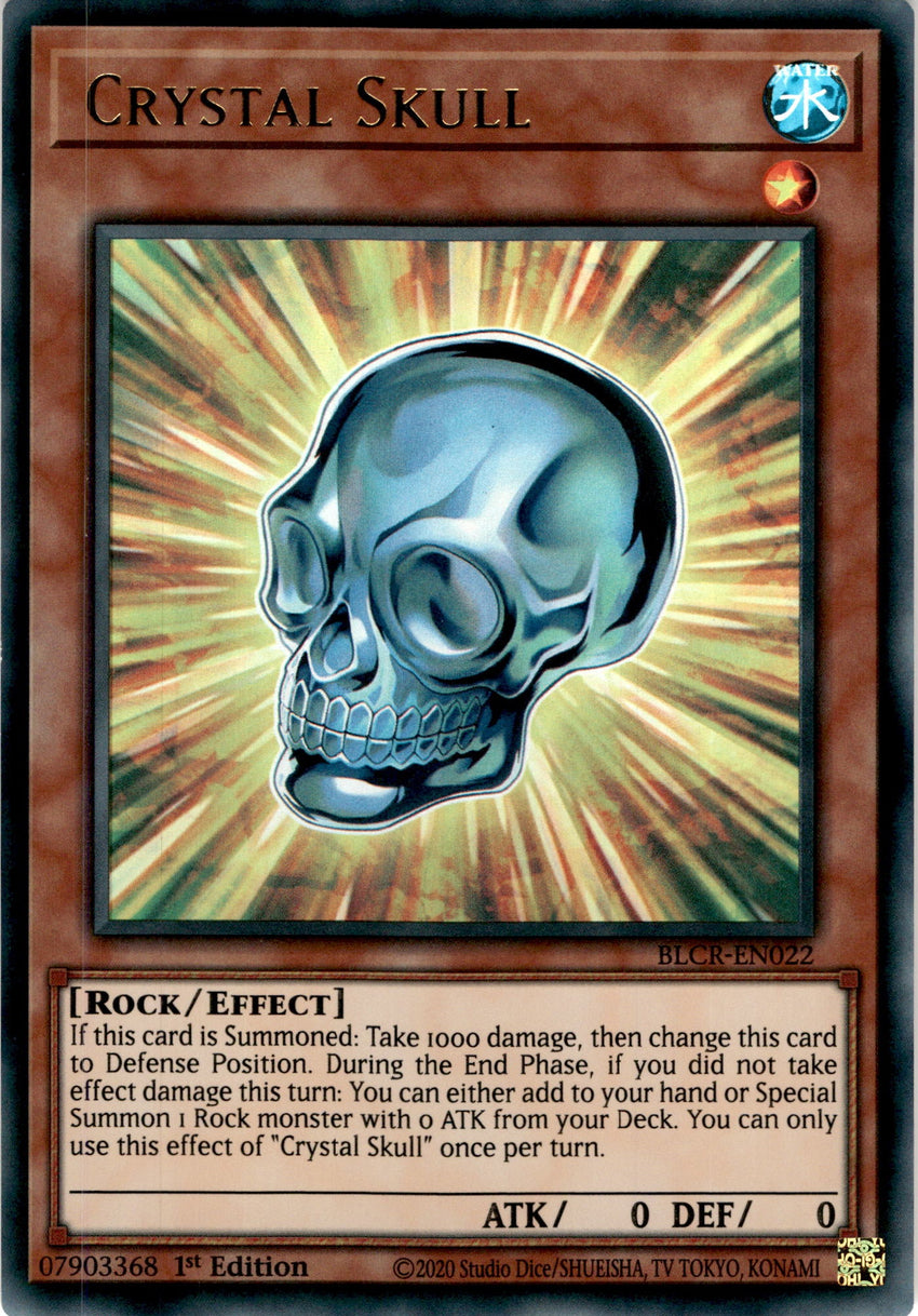 Crystal Skull - BLCR-EN022 - Ultra Rare 1st Edition