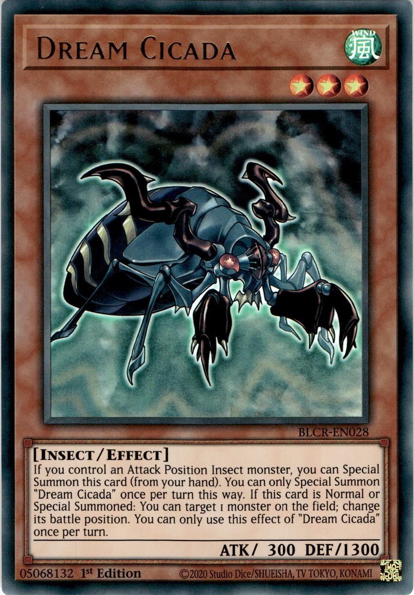Dream Cicada - BLCR-EN028 - Ultra Rare 1st Edition