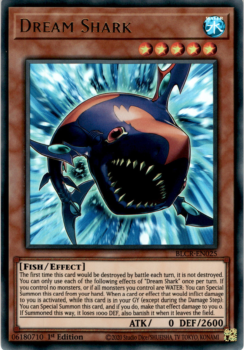 Dream Shark - BLCR-EN025 - Ultra Rare 1st Edition