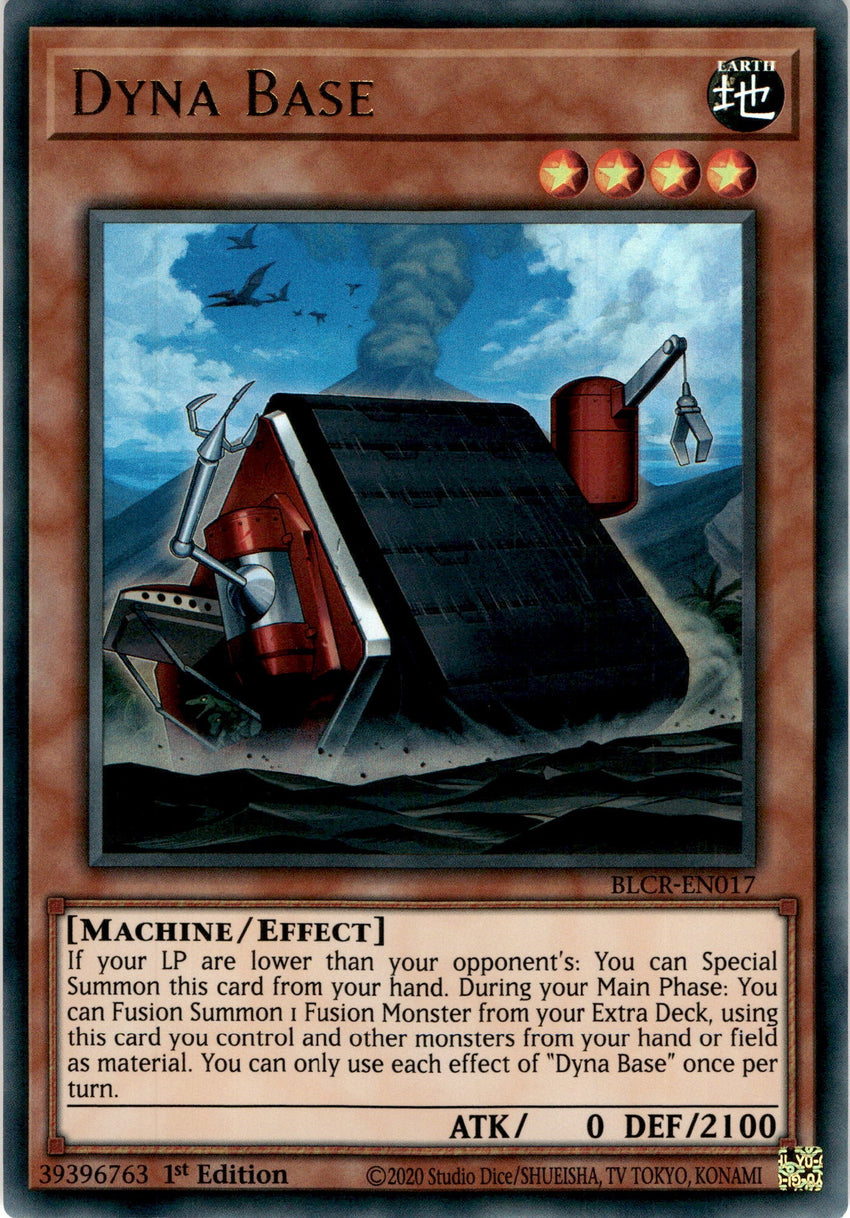 Dyna Base - BLCR-EN017 - Ultra Rare 1st Edition