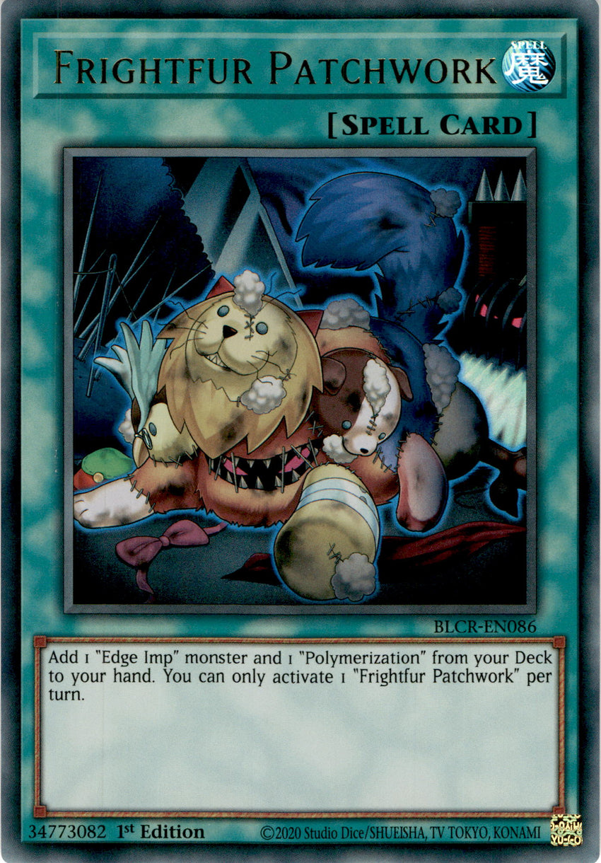 Frightfur Patchwork - BLCR-EN086 - Ultra Rare 1st Edition