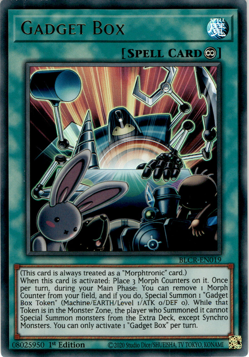 Gadget Box - BLCR-EN019 - Ultra Rare 1st Edition