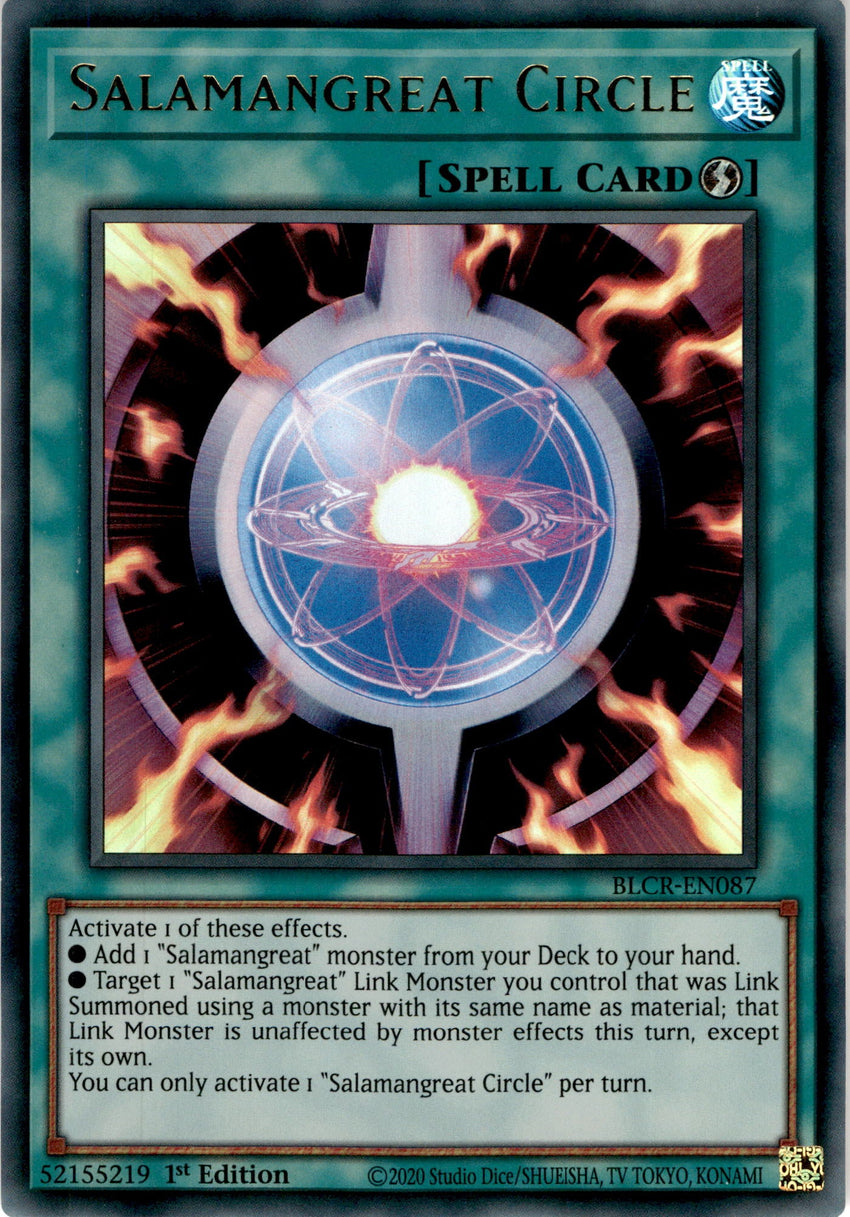 Salamangreat Circle - BLCR-EN087 - Ultra Rare 1st Edition