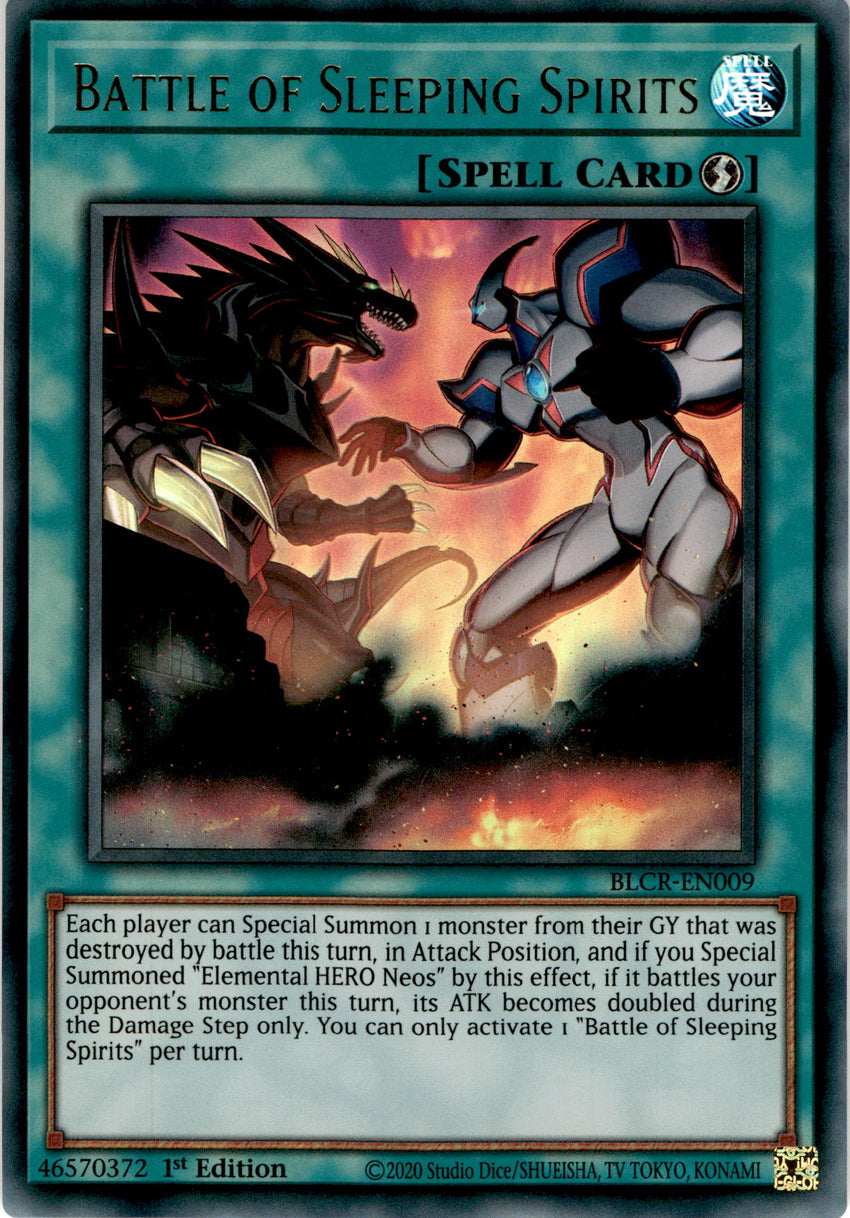 Battle of Sleeping Spirits - BLCR-EN009 - Ultra Rare 1st Edition