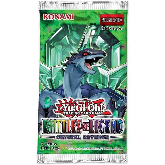 Yu-Gi-Oh! TCG Battles Of Legend Crystal Revenge Booster Pack 1st Editon