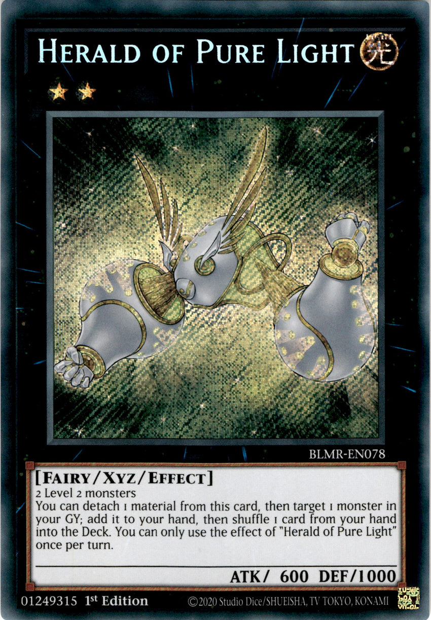 Herald of Pure Light - BLMR-EN078 - Secret Rare 1st Edition