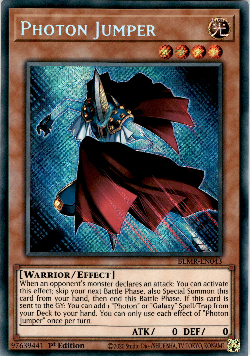 Photon Jumper - BLMR-EN043 - Secret Rare 1st Edition