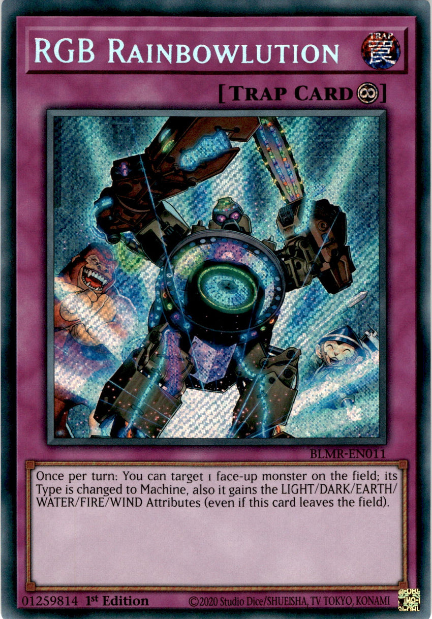 RGB Rainbowlution - BLMR-EN011 - Secret Rare 1st Edition