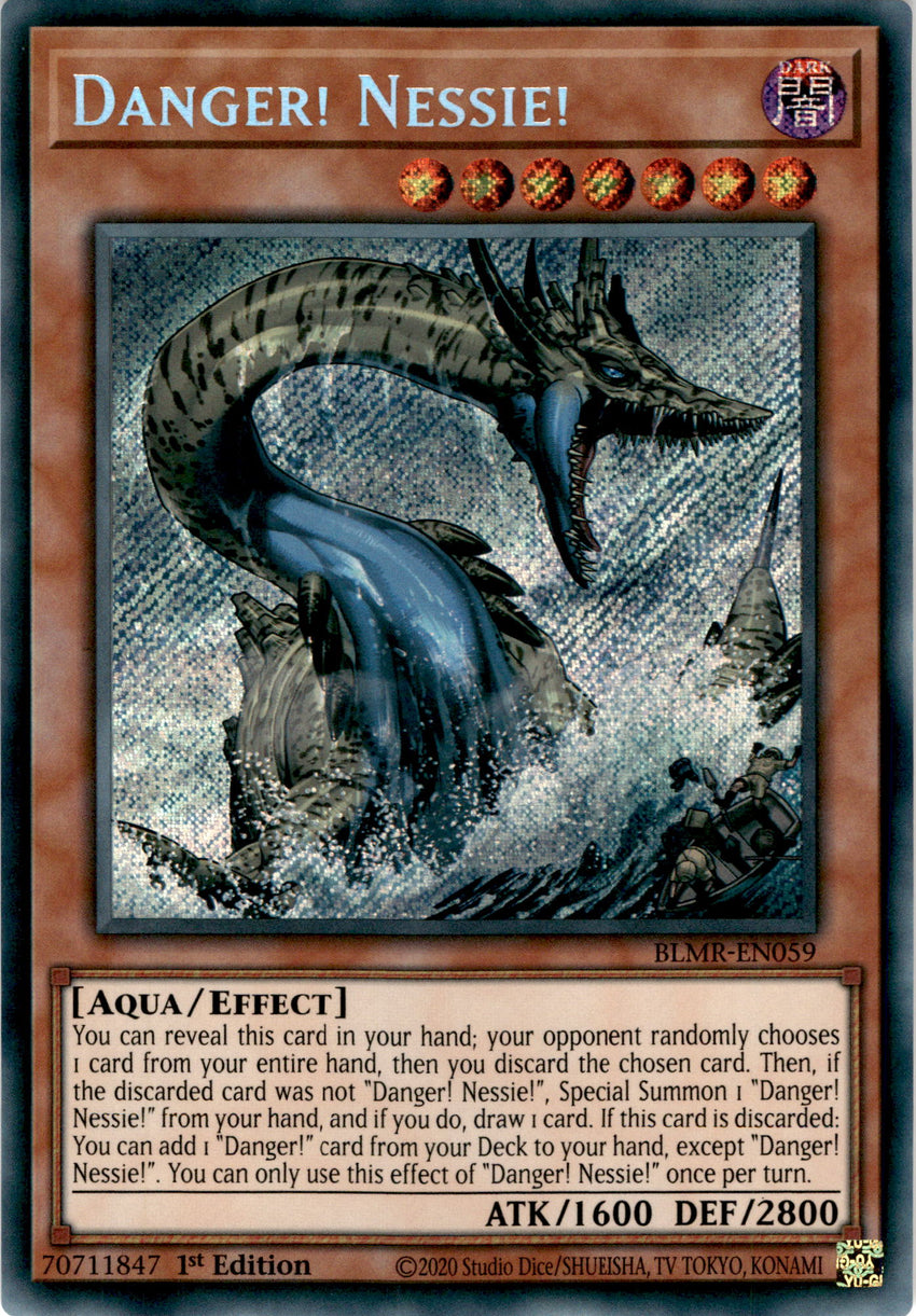 Danger! Nessie! - BLMR-EN059 - Secret Rare 1st Edition