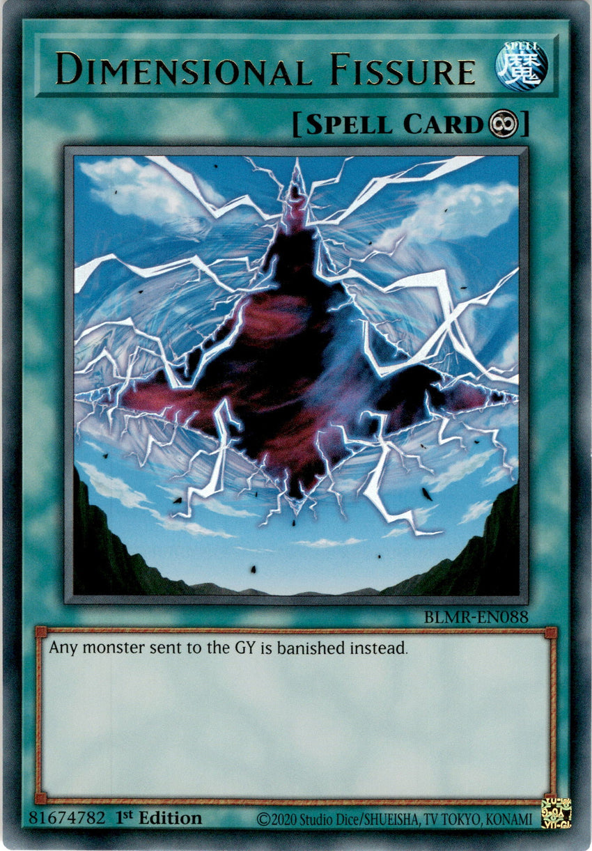 Dimensional Fissure - BLMR-EN088 - Ultra Rare 1st Edition
