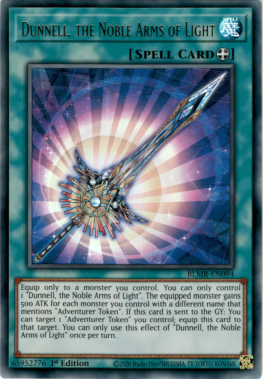 Dunnell, the Noble Arms of Light - BLMR-EN094 - Ultra Rare 1st Edition