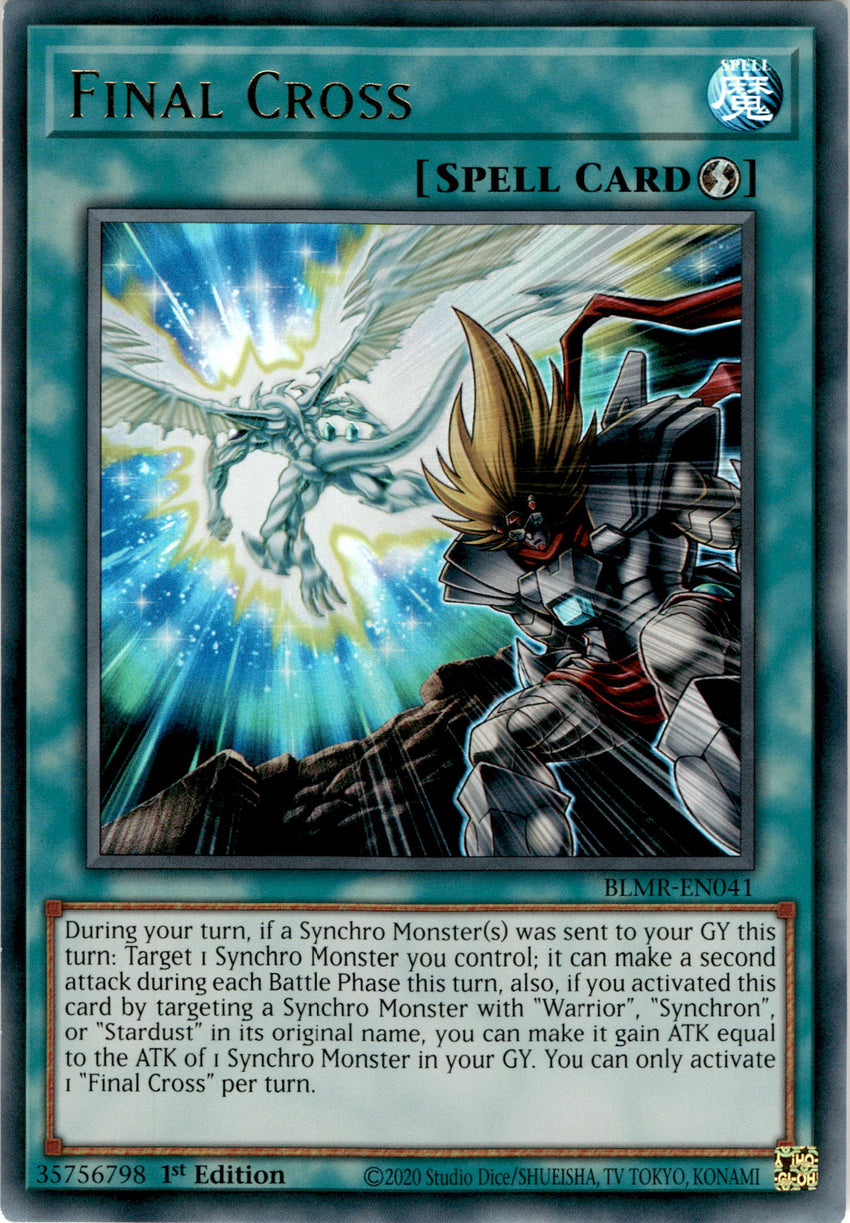 Final Cross - BLMR-EN041 - Ultra Rare 1st Edition