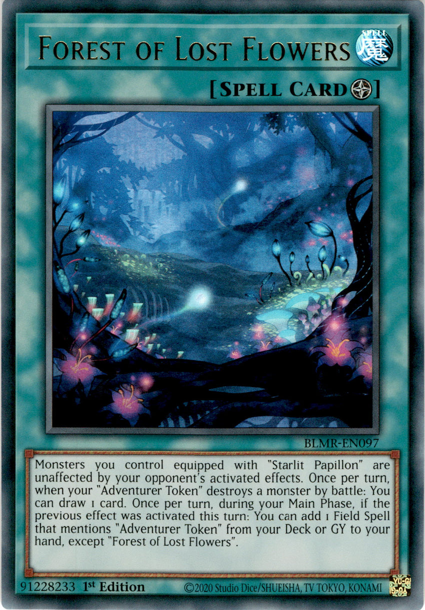 Forest of Lost Flowers - BLMR-EN097 - Ultra Rare 1st Edition