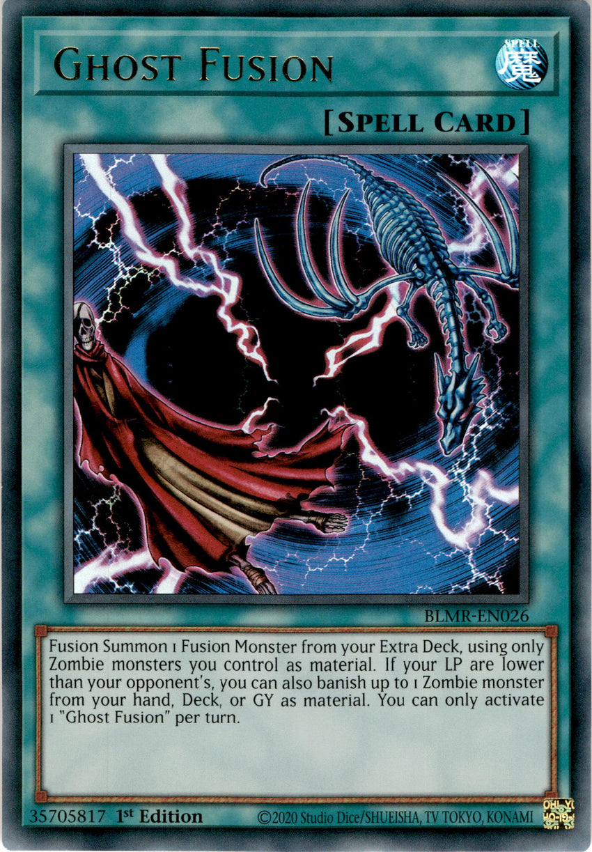 Ghost Fusion - BLMR-EN026 - Ultra Rare 1st Edition
