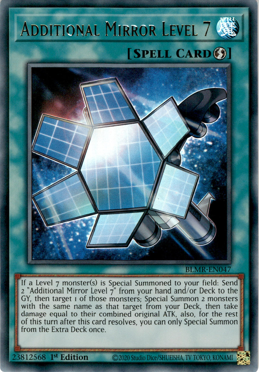 Additional Mirror Level 7 - BLMR-EN047 - Ultra Rare 1st Edition