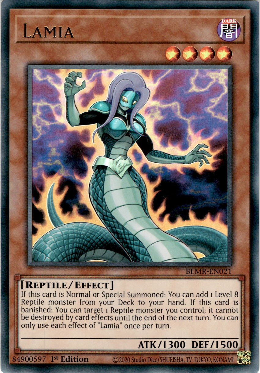 Lamia - BLMR-EN021 - Ultra Rare 1st Edition