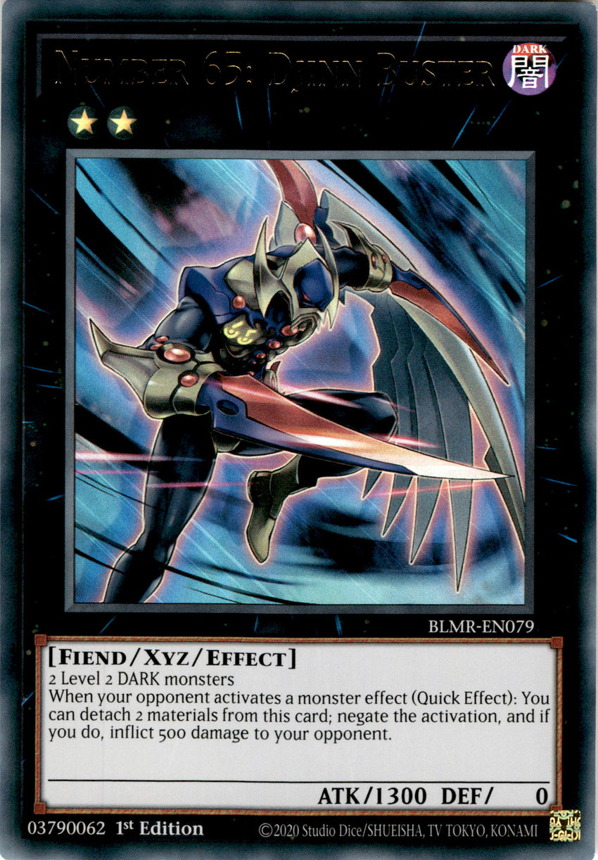 djinn yugioh cards Number 65: Djinn Buster - BLMR-EN079