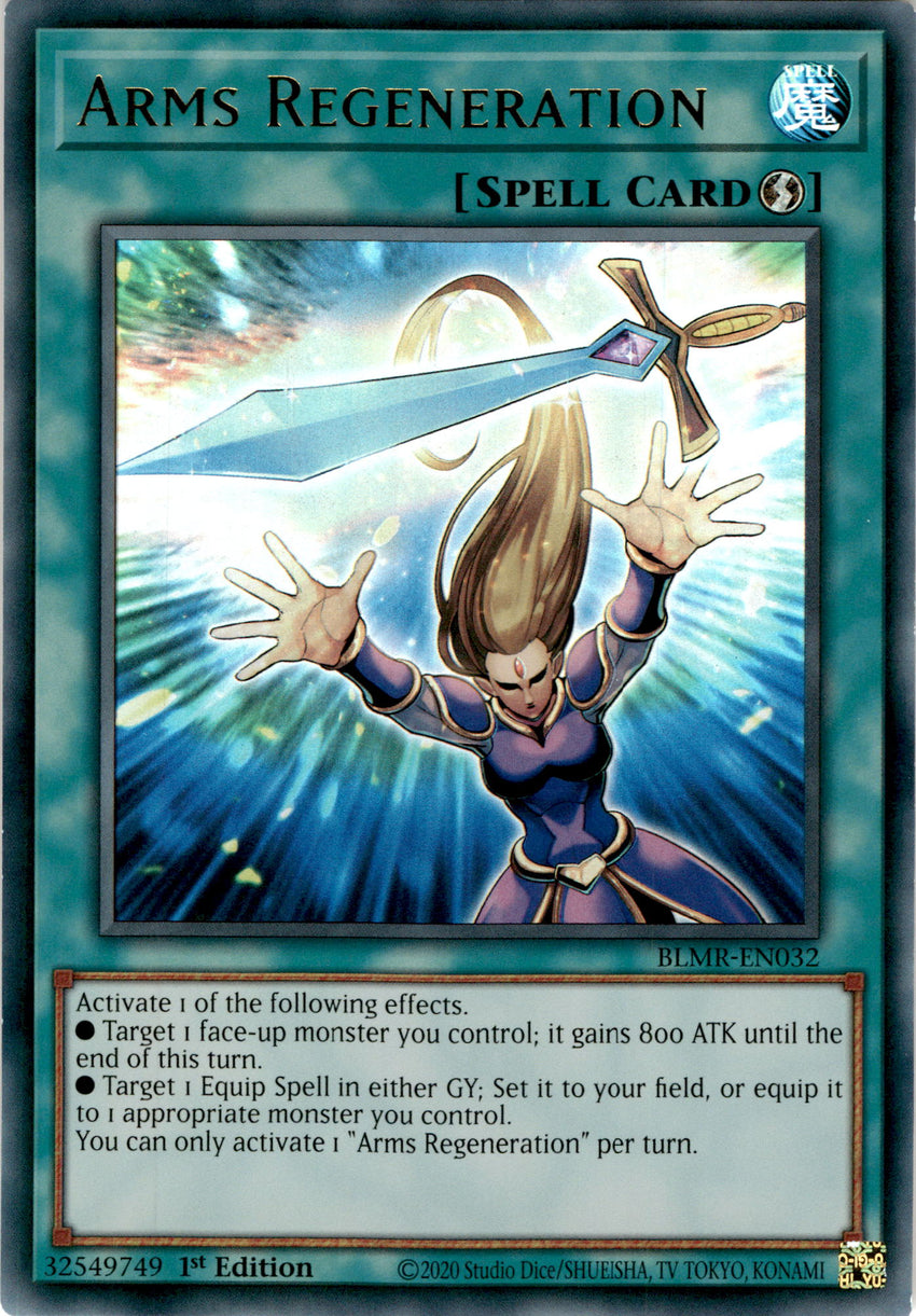Arms Regeneration - BLMR-EN032 - Ultra Rare 1st Edition