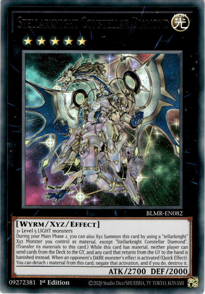 Stellarknight Constellar Diamond - BLMR-EN082 - Ultra Rare 1st Edition