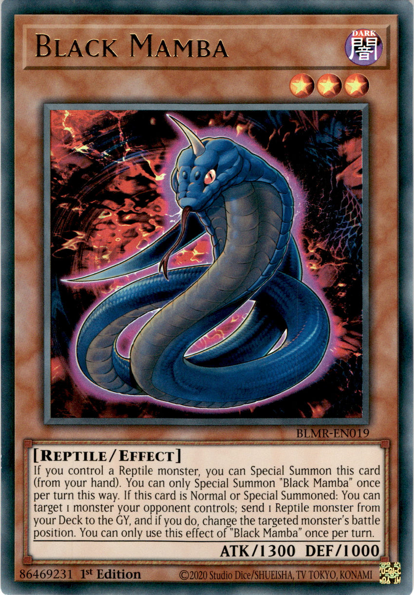 Black Mamba - BLMR-EN019 - Ultra Rare 1st Edition