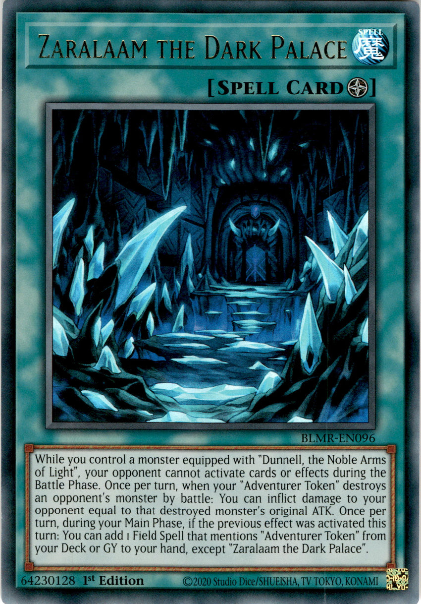 Zaralaam the Dark Palace - BLMR-EN096 - Ultra Rare 1st Edition