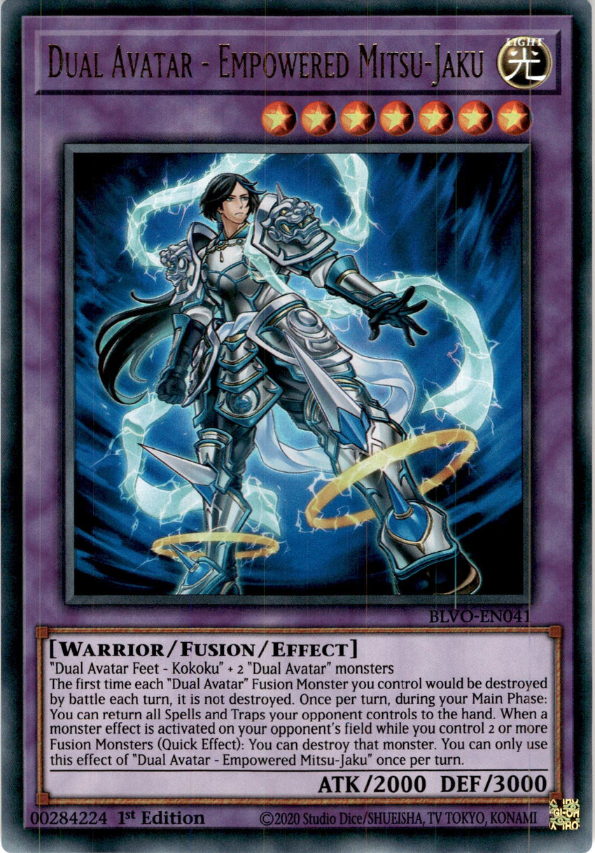 Dual Avatar - Empowered Mitsu-Jaku - BLVO-EN041 - Ultra Rare 1st Edition-Cherry Collectables