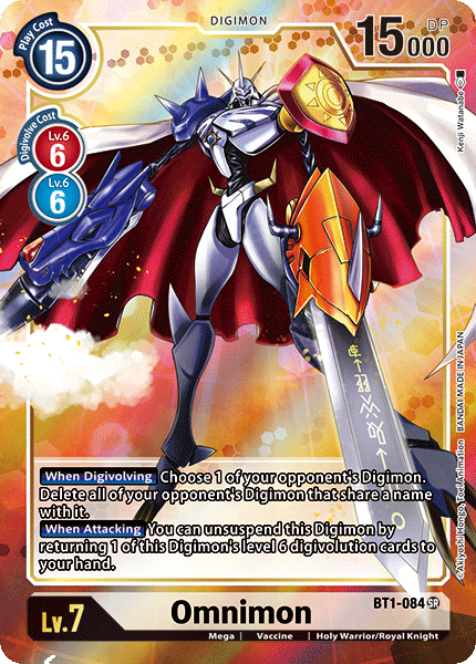 ALTERNATE ART Omnimon BT1-084 - Digimon Release Special Booster VER 1.0-Cherry Collectables