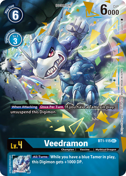 ALTERNATE ART Veedramon BT1-115 - Digimon Release Special Booster VER 1.0-Cherry Collectables
