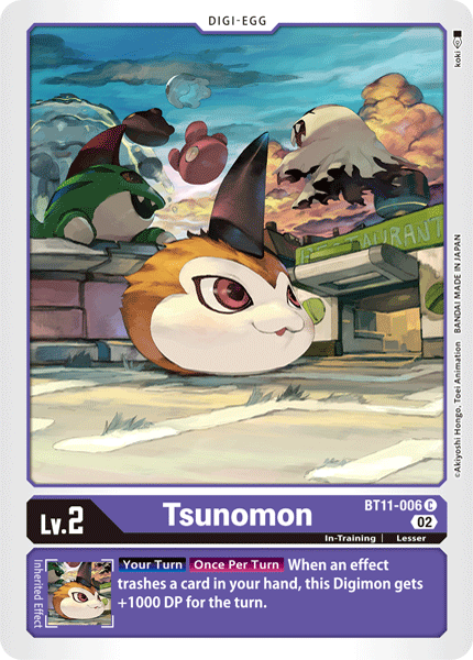 Tsunomon BT11-006 - Common BT11 Dimensional Phase