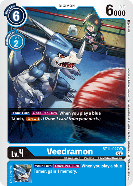 Veedramon BT11-027 - Uncommon BT11 Dimensional Phase