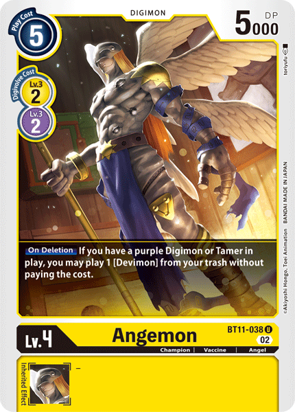 Angemon BT11-038 - Uncommon BT11 Dimensional Phase