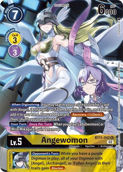 Angewomon (Alternate Art) BT11-042 - R BT11 Dimensional Phase