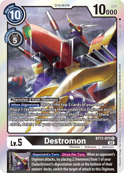 Destromon BT11-070 - R BT11 Dimensional Phase
