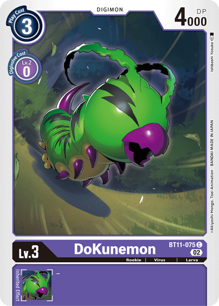 DoKunemon BT11-075 - Common BT11 Dimensional Phase