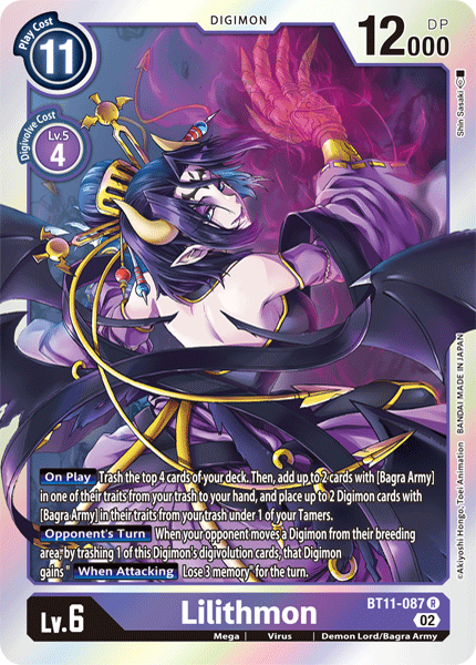 Lilithmon BT11-087 - R BT11 Dimensional Phase