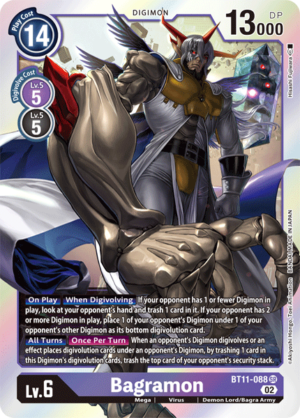 Bagramon BT11-088 - Super Rare BT11 Dimensional Phase