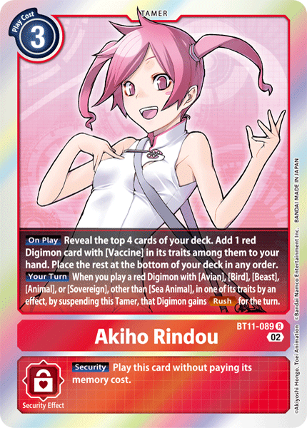 Akiho Rindou BT11-089 - R BT11 Dimensional Phase