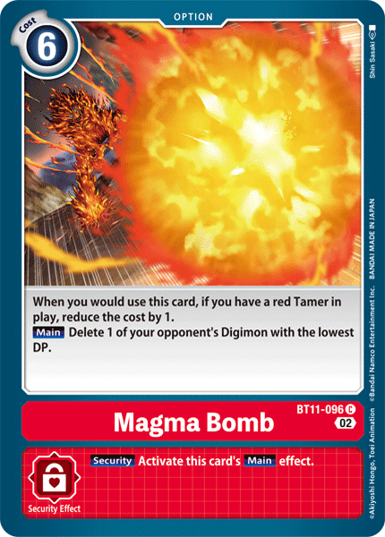 Magma Bomb BT11-096 - Common BT11 Dimensional Phase
