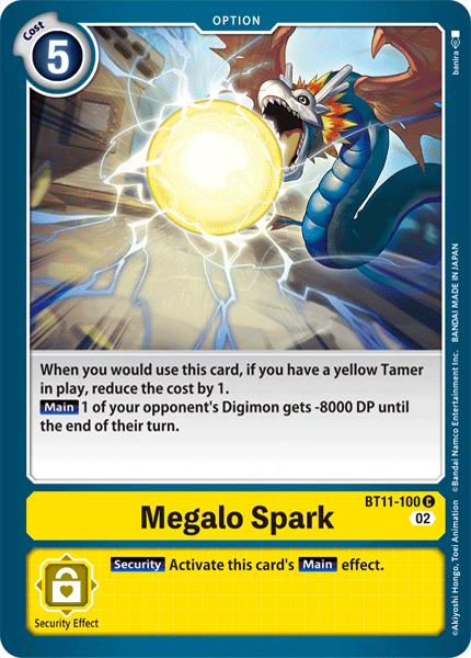 Megalo Spark BT11-100 - Common BT11 Dimensional Phase