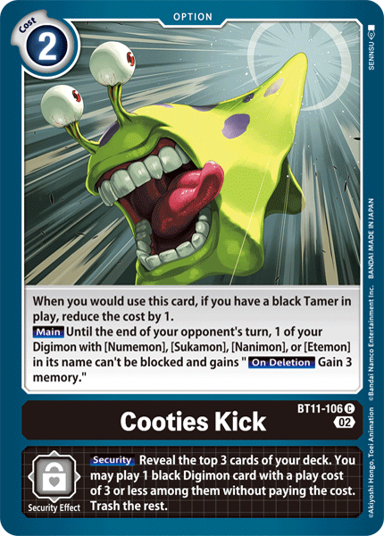 Cooties Kick BT11-106 - Common BT11 Dimensional Phase