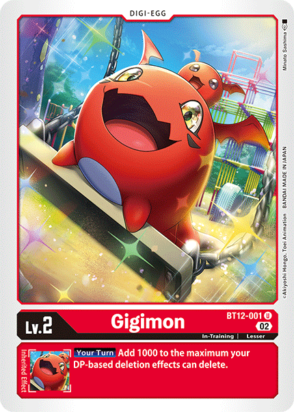 Gigimon BT12-001 - Uncommon BT12 Across Time