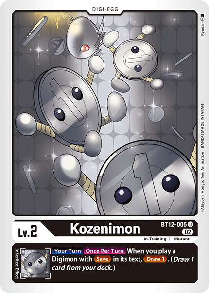 Kozenimon BT12-005 - Uncommon BT12 Across Time