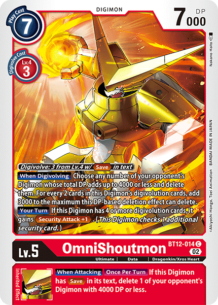 OmniShoutmon BT12-014 - Common BT12 Across Time