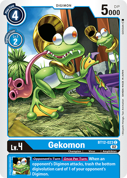 Gekomon BT12-023 - Common BT12 Across Time