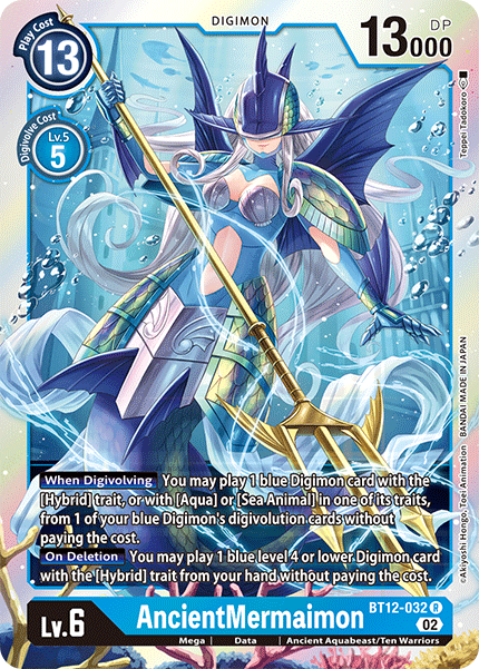 AncientMermaimon BT12-032 - Rare BT12 Across Time